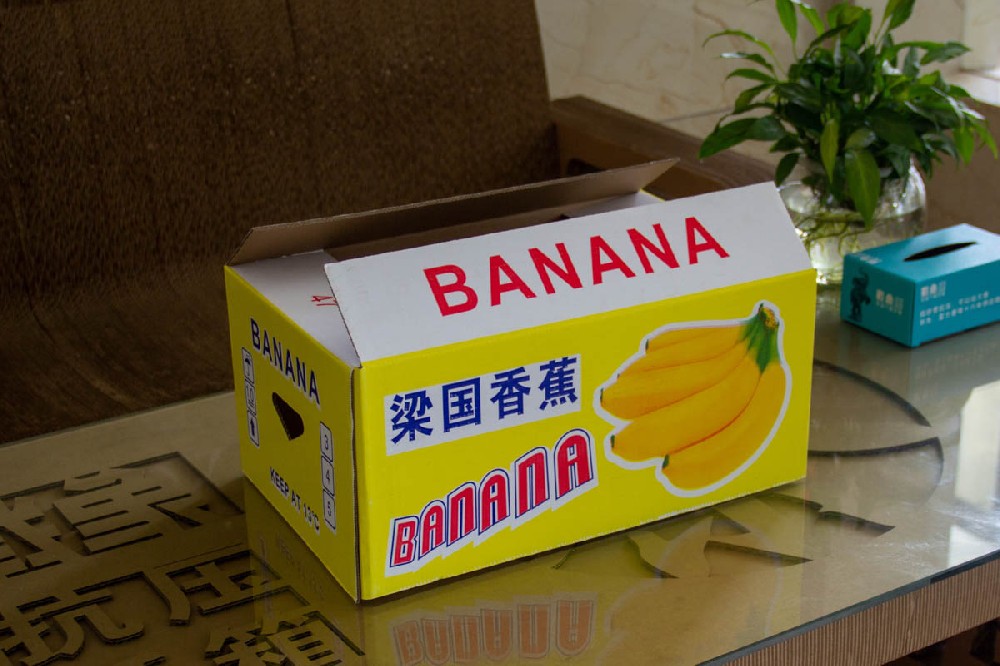 香蕉抗壓天蓋紙箱